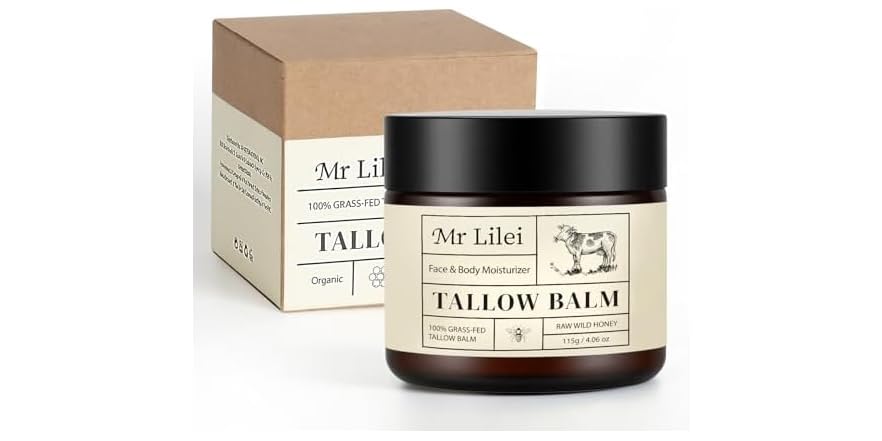 4.06 oz Beef Tallow and Honey Balm Moisturizer