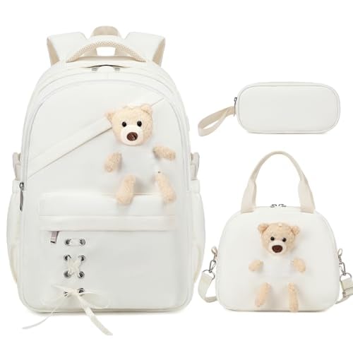 Backpack with Lunch Box & Pencil Case - 3pcs Deal