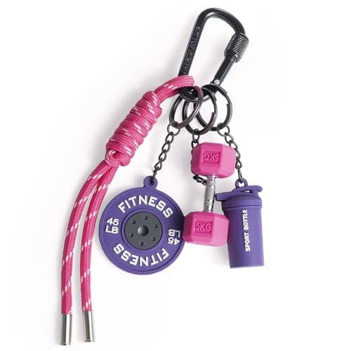 Dumbbell & Weights Keychain, Deal