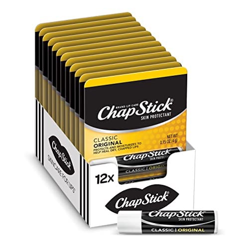 ChapStick Classic Original Lip Balm Tubes 12-Pack Deal