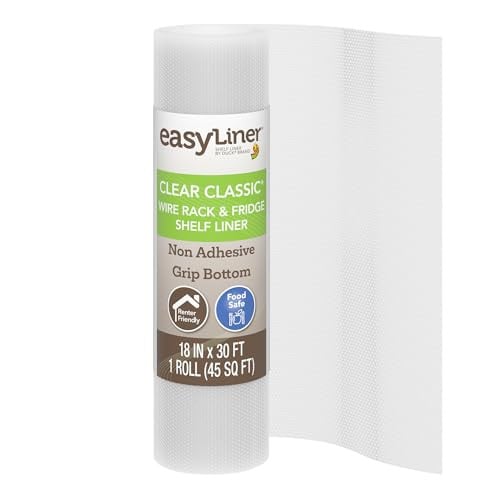 EasyLiner Clear Classic Shelf Liner, 18 in x 30 ft Deal