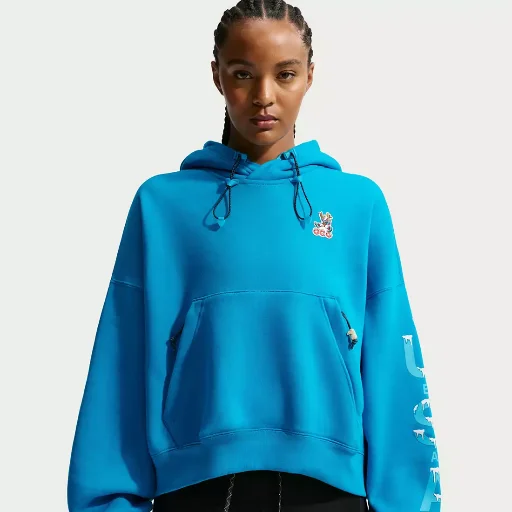 Nike ACG USA Women's Hoodie Blue Lagoon