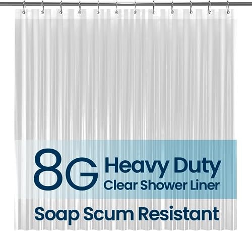 LiBa Mildew Resistant Shower Curtain Liner