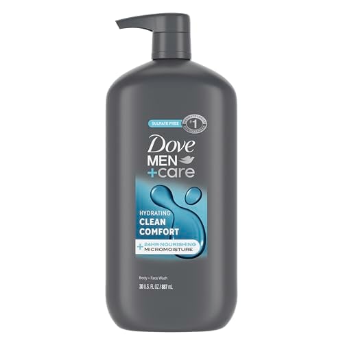 Dove Men Body & Face Wash Clean Comfort 30 oz