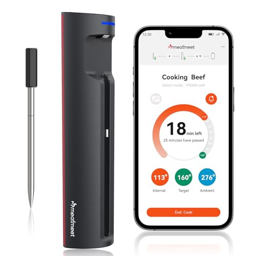 Pro Smart WiFi Wireless Meat Thermometer