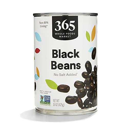 365 by Whole Foods Market 15-Oz Unsalted Black Beans