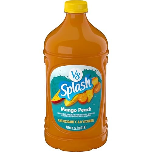 64-Ounce V8 Splash Mango Peach Flavored Juice Beverage Deal