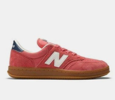 New Balance Men's T500 Sneaker (Red/White/Gum)