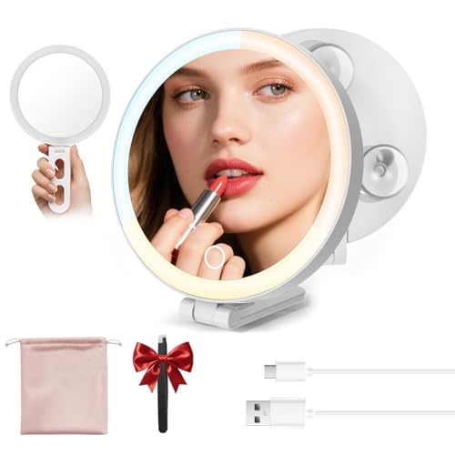 Sicotool Travel Makeup Mirror w/ 10X Magnification Deal