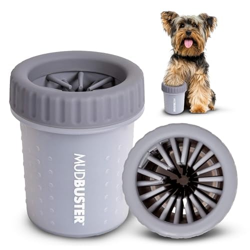 Dexas MudBuster Small Portable Dog Paw Cleaner (Light Gray) Deal