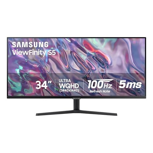 34" Samsung ViewFinity S50GC Ultra-WQHD 100Hz 1440p AMD FreeSync HDR10 Monitor