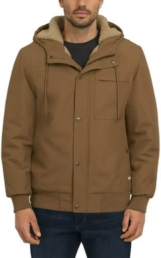Lee Men's Workwear Oxford Bomber Jacket (S-XXL, Black or Khaki)