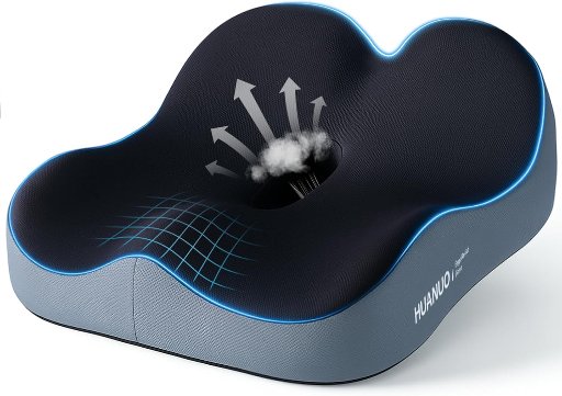HUANUO Office Seat Cushion for Tailbone Support