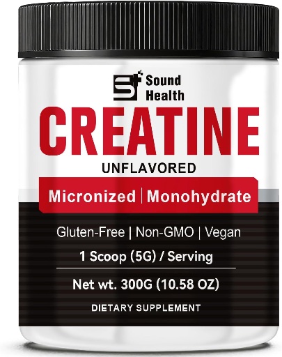Creatine Monohydrate Powder 300g (60 Servings)