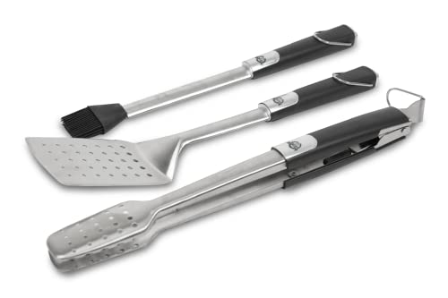 3-Piece Pit Boss Soft Touch Stainless Steel BBQ Tool Set Deal