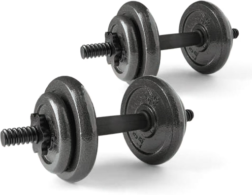 Athletic Works 40lb Adjustable Cast Iron Dumbbell Set Deal