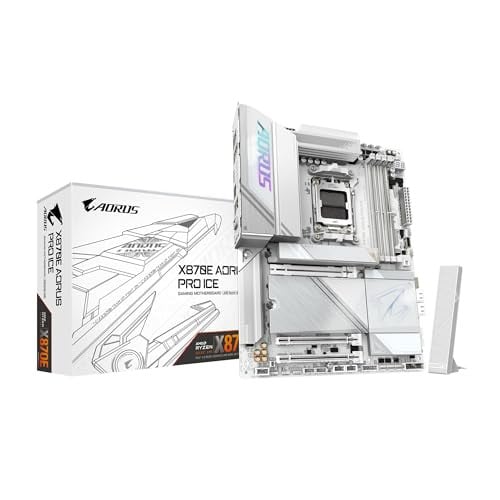 GIGABYTE X870E AORUS PRO ICE AMD AM5 LGA 1718 Motherboard Deal