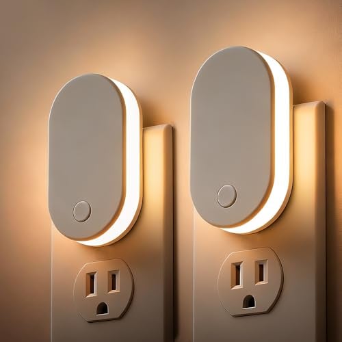 L LOHAS LED Dusk-to-Dawn Plug-in Night Lights 2-Pack Deal