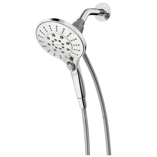 Moen Engage Chrome Magnetix Six-Function 5.5" Wide Handheld Shower Head