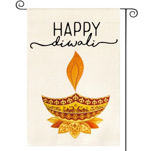 Happy Diwali Garden Flag