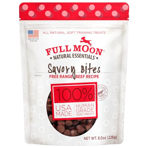Full Moon Essential Beef Savory Bites Dog Treats 8-Oz Deal