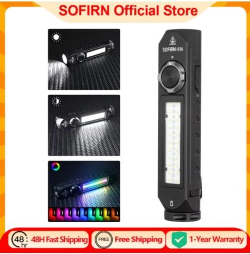 Sofirn IF24 RGB Light SST40 2000lm LED Flashlight