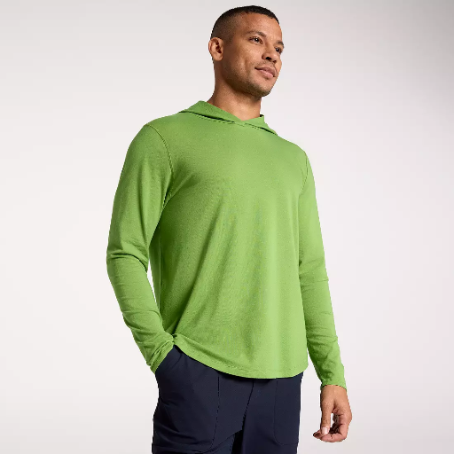 VRST Men's Essential Hoodie Green Pulse