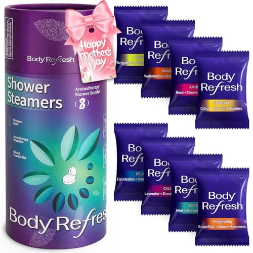 Body Refresh Aromatherapy Shower Steamers 8-Pack