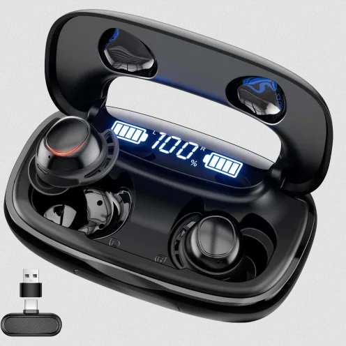 IAMJOY True Wireless Gaming Earbuds with Low-Latency Receiver