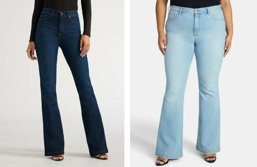 Sofia by Sofia Vergara Women's and Women's Plus Melisa Flare High Rise Jeans Deal