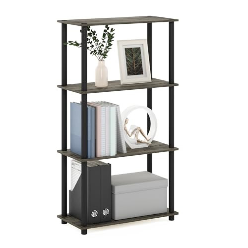 Furinno Turn-N-Tube 4-Tier Multipurpose Shelf Display Rack