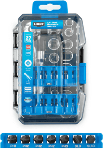 HART 35 Piece 1/4" Drive Mechanics Tools Set