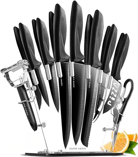 Home Hero 16-Piece Kitchen Knife Set Deal
