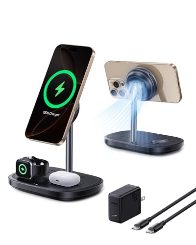 Baseus 3-in-1 Qi2 15W Wireless Charger Stand w/ TEC Cooling
