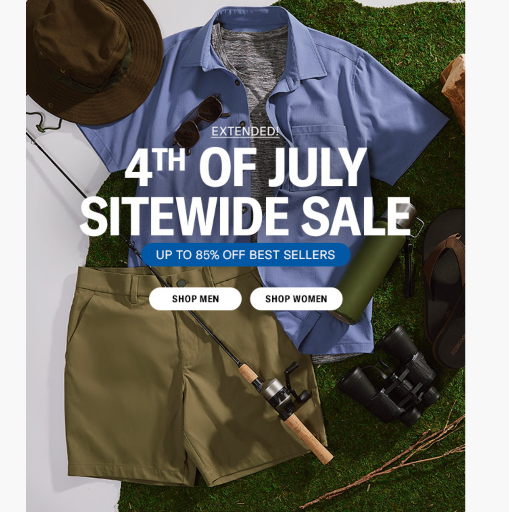 32 Degrees 4th of July Extended Sale