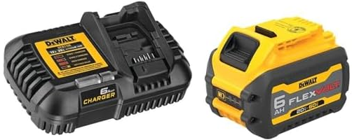 Dewalt DCB606C FLEXVOLT 20V/60V MAX 6Ah Lithium-Ion Battery and Charger Starter Kit Deal