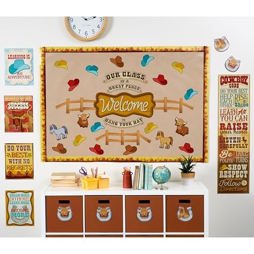 Eureka Wild Wild Classroom Welcome Bulletin Board Set 69 Pieces Deal