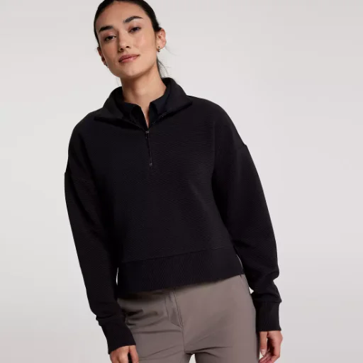 Calia Women's Elevate Golf 1/4 Zip Sweater Top