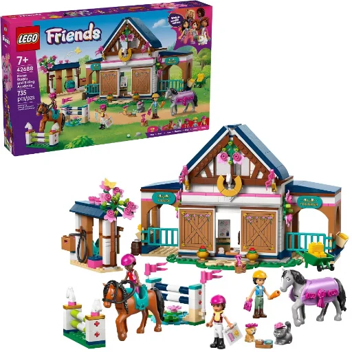 LEGO Friends Horse Stable and Riding Academy, 735 Pieces