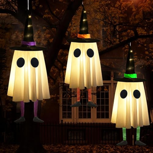 Halloween Hanging Ghosts 3-Pack
