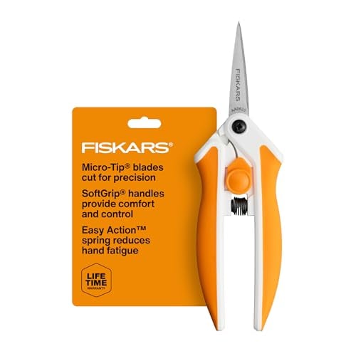 Fiskars 6" Easy Action Micro-Tip Scissors with SoftGrip Handle