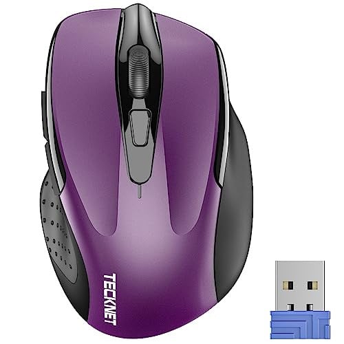 TECKNET Wireless Mouse, 2.4G Ergonomic Optical Mouse, 6 Buttons Deal