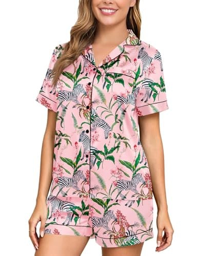 2-Piece Silky-soft Satin Fabric PJ Set Deal