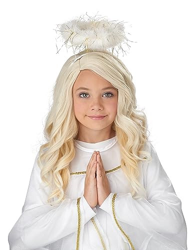 California Costumes Girls Golden Angel Wig, Blonde