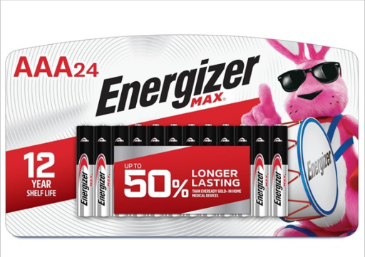 Energizer MAX AAA Alkaline Batteries 24-Pack