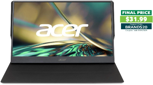 Acer PM161Q 15.6" 1920x1080 60Hz 250Nit 7ms Portable Monitor Deal