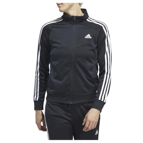 adidas Women's Essentials Warm-Up Slim 3-Stripes Track Jacket