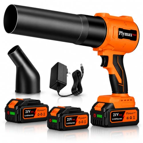 Plymax Cordless Leaf Blower with 2x4.0Ah Batteries