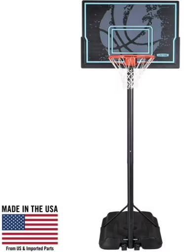 Lifetime 44-Inch Impact Portable Basketball Hoop with Telescoping Adjustment & Classic Rim Deal