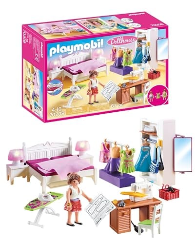 Playmobil Bedroom with Sewing Corner Furniture Pack